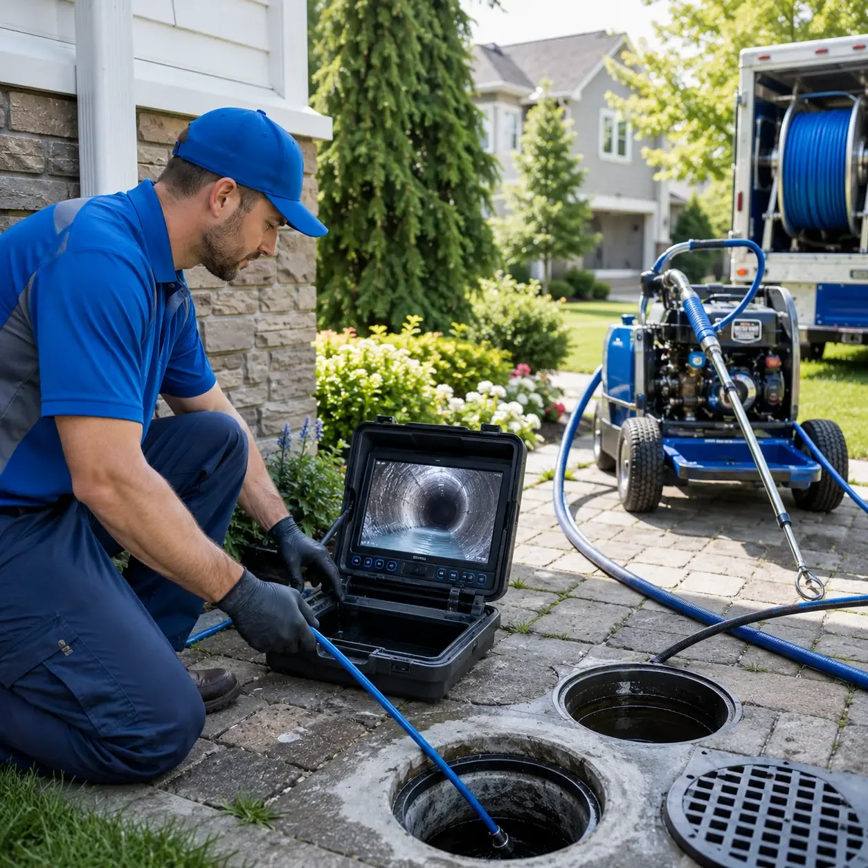 Outdoor drain cleaning professionals serving Grantsburg, IL