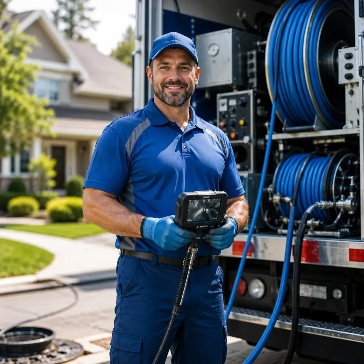 Local outdoor drain cleaning specialists in Grantsburg, IL